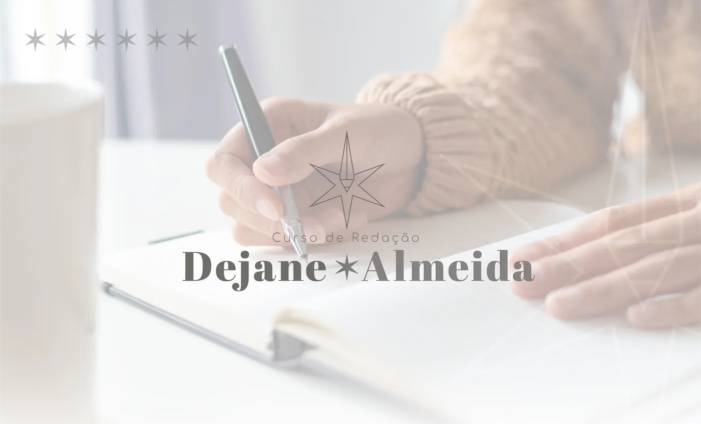 Course Dejane Almeida | Visual identity for a writing course.