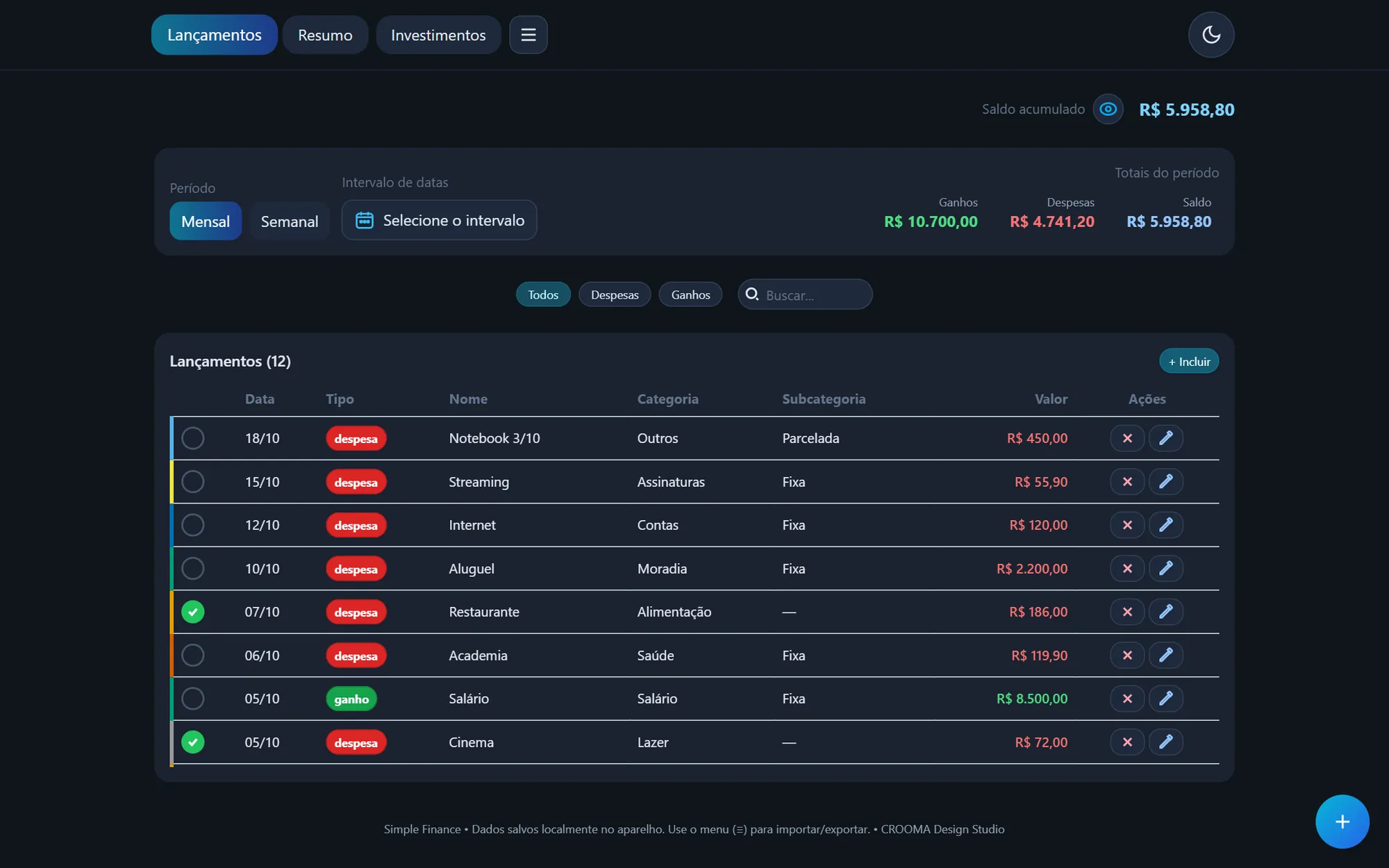 Simple Finance — 2 / 2